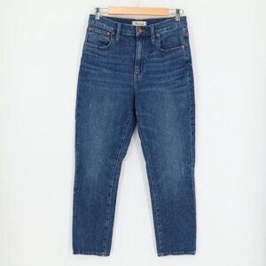 Madewell high rise slim crop boy Jean 27